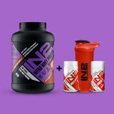 IN2 Nitro Whey Protein 1.81kg Milk Chocolate + Multivitamin + Omega-3 + FREE Shaker