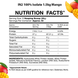 IN2 100% Isolate 1.5 Kg + FREE IN2 Shaker