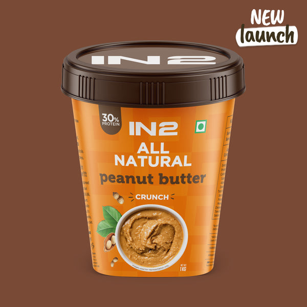IN2 All Natural Peanut Butter Crunch 1kg