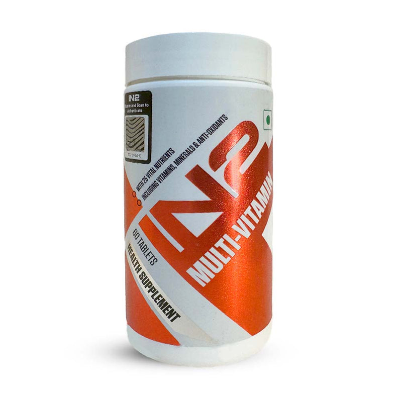 IN2 100% Whey Protein 2kg + Multi-Vitamin 60 Tablets + FREE IN2 Shaker