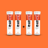 IN2 Natural Amla 1000mg Vitamin C + Zinc Orange Flavour, 4 Pack (Buy 2, Get 2 FREE)