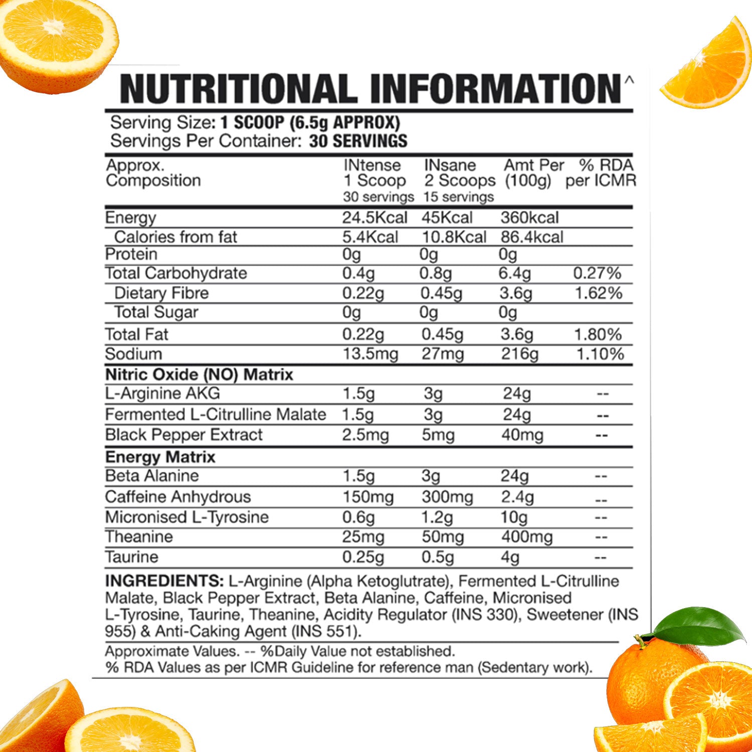 IN2 Pre-Workout 195gm – IN2 Nutrition