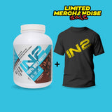 IN2 100% Whey Protein 2kg Rich Chocolate + Free IN2 T-shirt (L)
