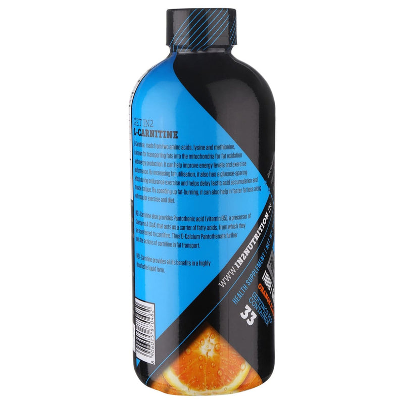 IN2 Liquid L-Carnitine Orange 500 Ml 4